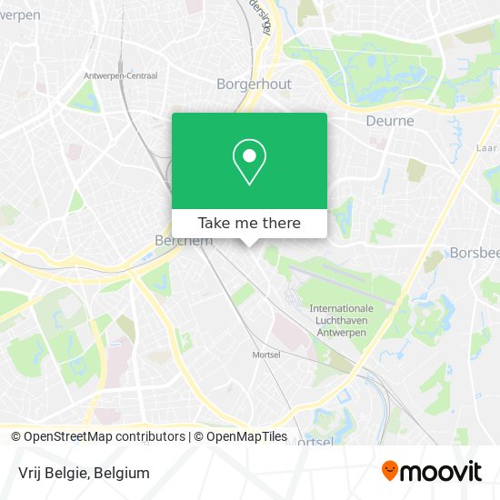 Vrij Belgie map