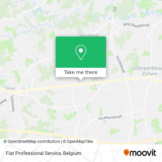 Fiat Professional Service map