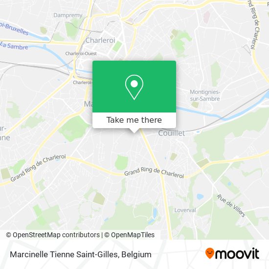 Marcinelle Tienne Saint-Gilles plan