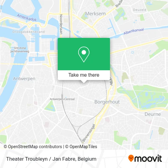 Theater Troubleyn / Jan Fabre map