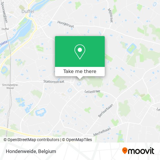 Hondenweide map