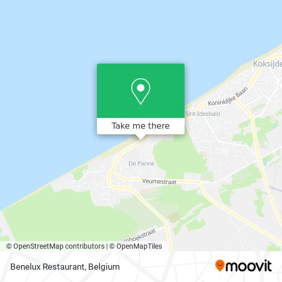 Benelux Restaurant map