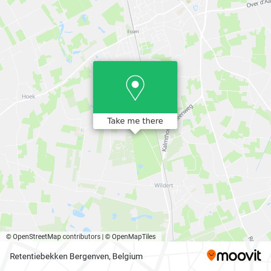 Retentiebekken Bergenven map