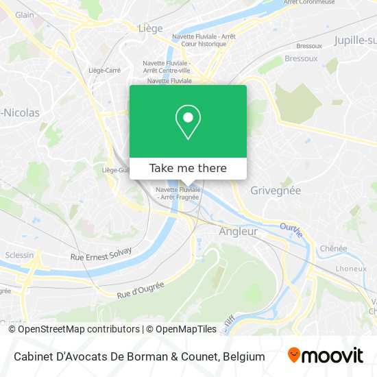 Cabinet D'Avocats De Borman & Counet map