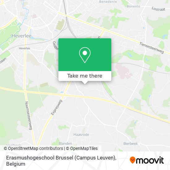 Erasmushogeschool Brussel (Campus Leuven) map