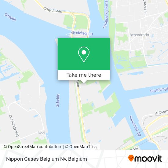 Nippon Gases Belgium Nv map