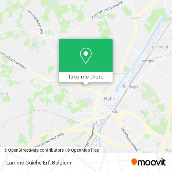 Lamme Guiche Erf map