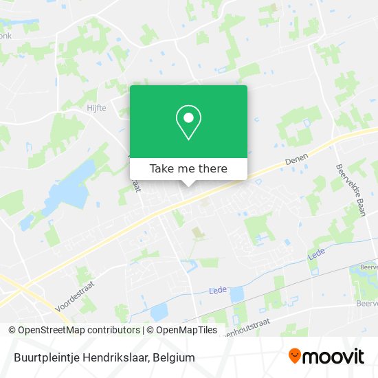 Buurtpleintje Hendrikslaar plan