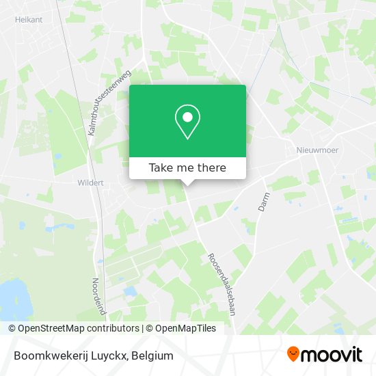 Boomkwekerij Luyckx plan
