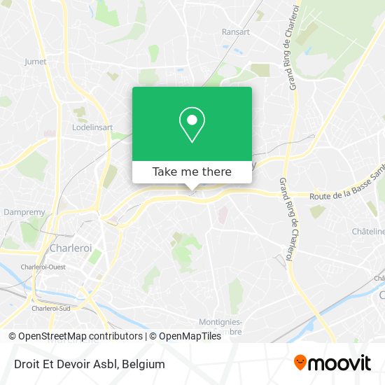 Droit Et Devoir Asbl map