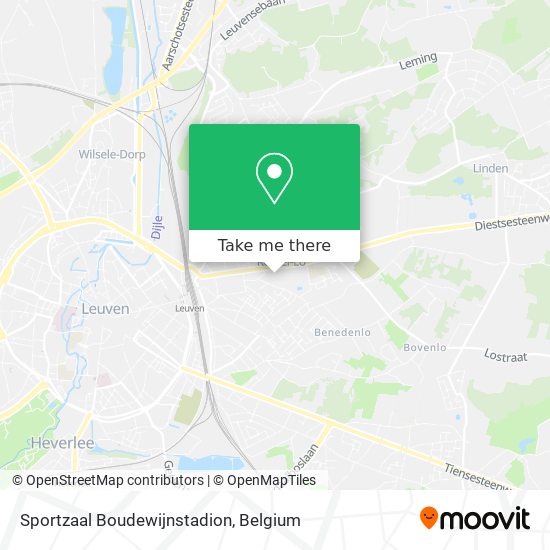 Sportzaal Boudewijnstadion map