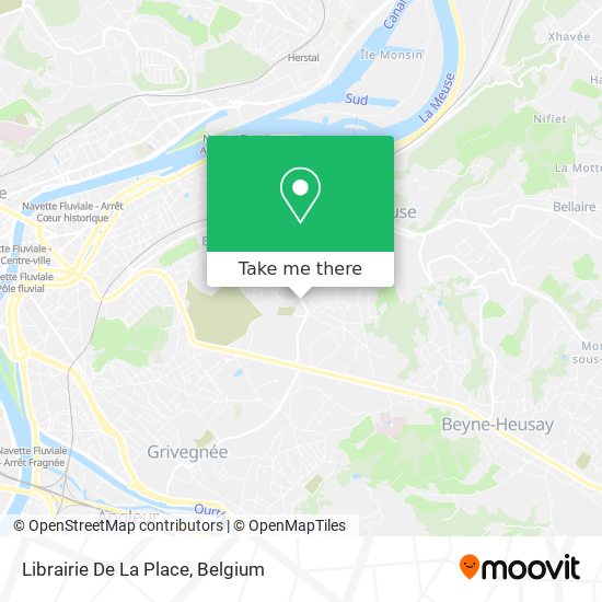 Librairie De La Place map