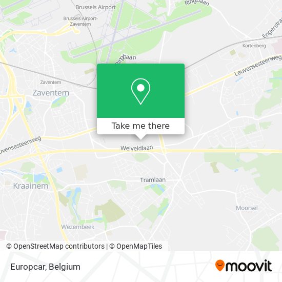 Europcar map