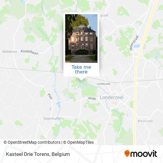 Kasteel Drie Torens map