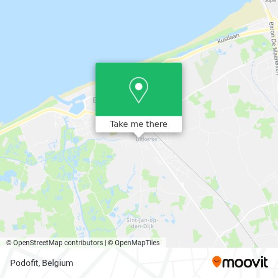 Podofit map