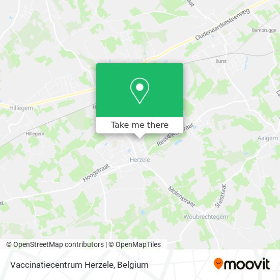 Vaccinatiecentrum Herzele map