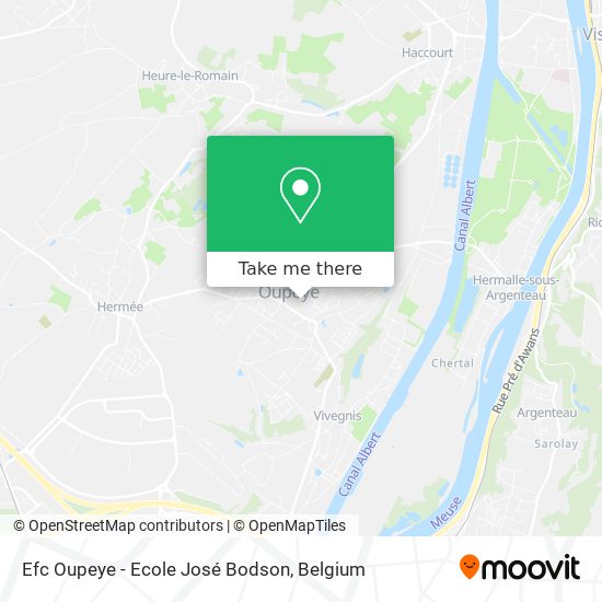 Efc Oupeye - Ecole José Bodson plan