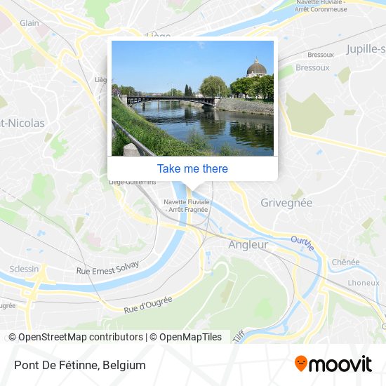 Pont De Fétinne map