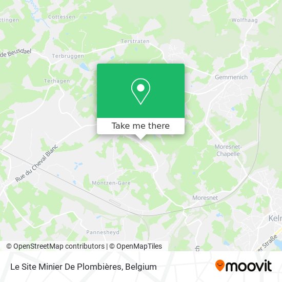 Le Site Minier De Plombières map