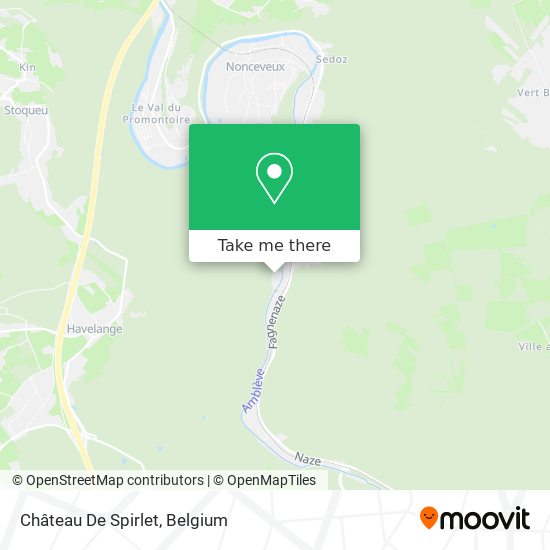 Château De Spirlet map