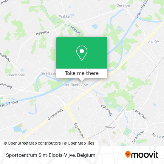 Sportcentrum Sint-Eloois-Vijve plan