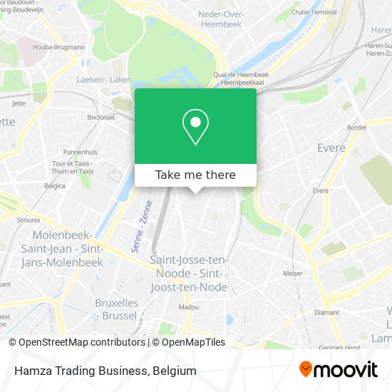 Hamza Trading Business map