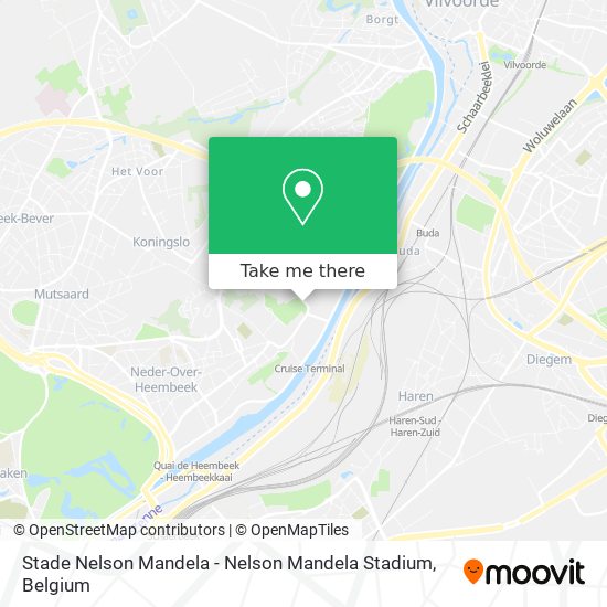 Stade Nelson Mandela - Nelson Mandela Stadium map
