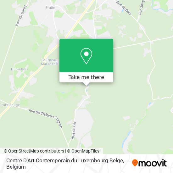 Centre D'Art Contemporain du Luxembourg Belge map