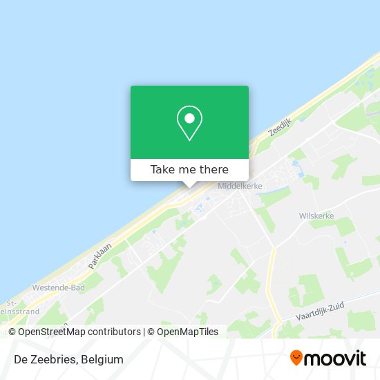 De Zeebries map