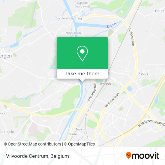 Vilvoorde Centrum map