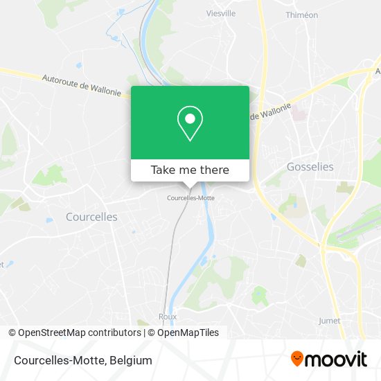 Courcelles-Motte map