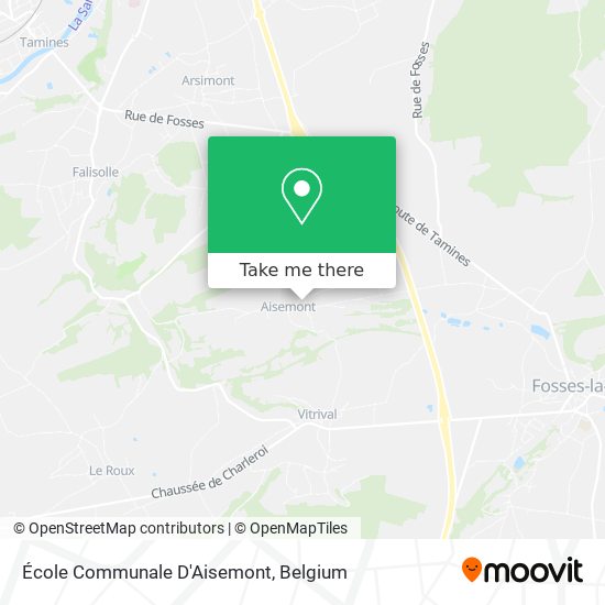 École Communale D'Aisemont plan