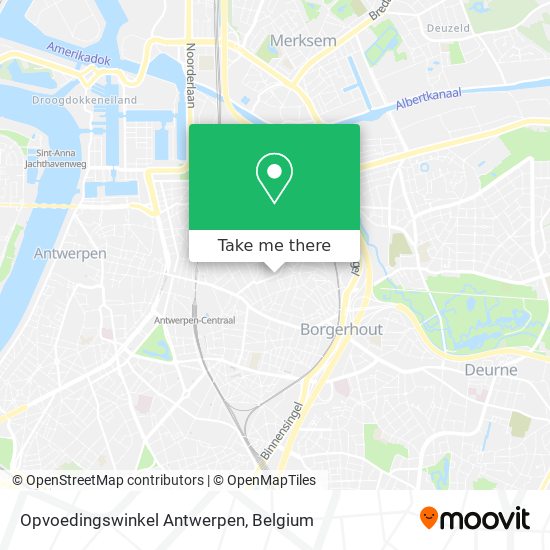 Opvoedingswinkel Antwerpen plan