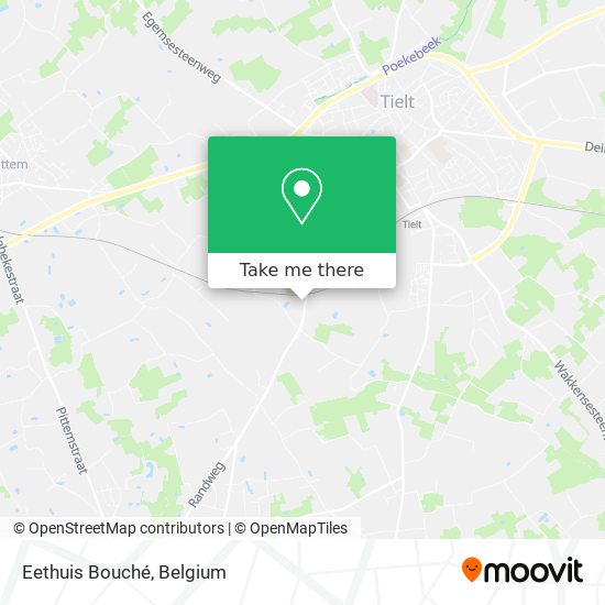 Eethuis Bouché plan