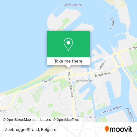 Zeebrugge-Strand plan