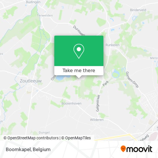 Boomkapel map