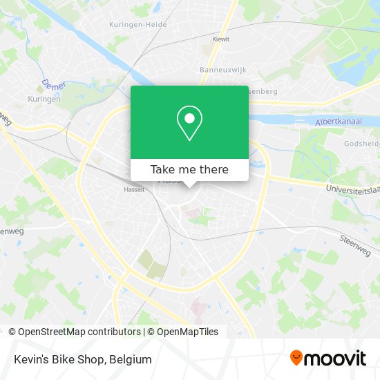 Kevin's Bike Shop map