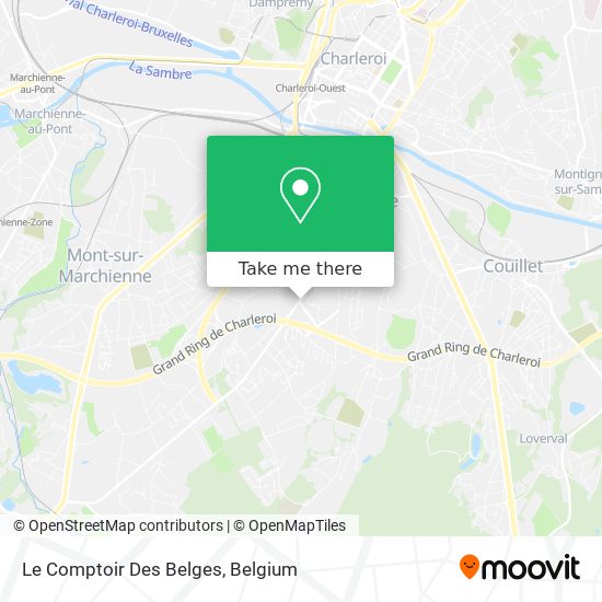 Le Comptoir Des Belges map