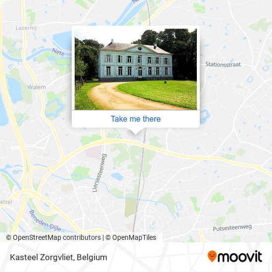 Kasteel Zorgvliet plan