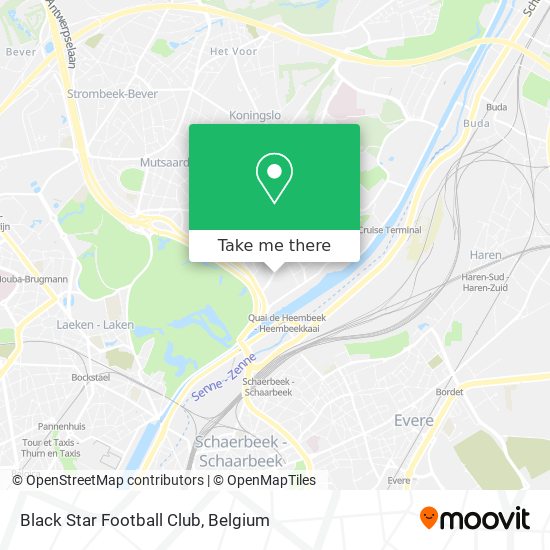 Black Star Football Club map