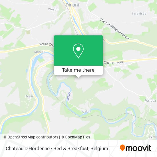 Château D'Hordenne - Bed & Breakfast map