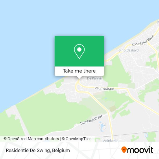 Residentie De Swing map