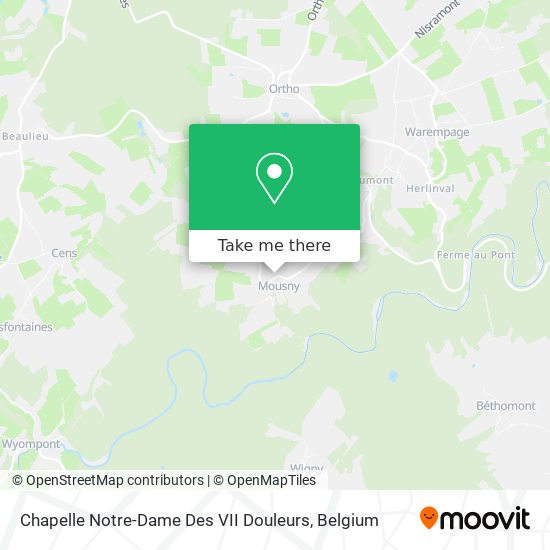 Chapelle Notre-Dame Des VII Douleurs plan