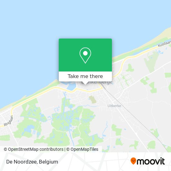 De Noordzee map