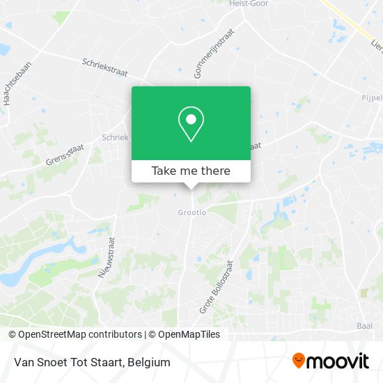 Van Snoet Tot Staart plan