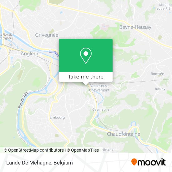 Lande De Mehagne map