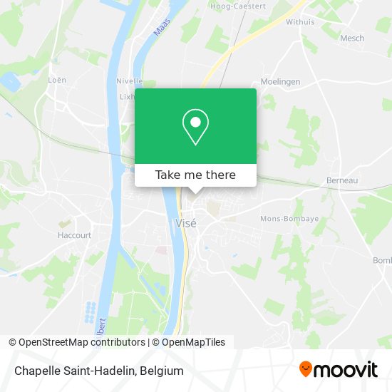 Chapelle Saint-Hadelin map