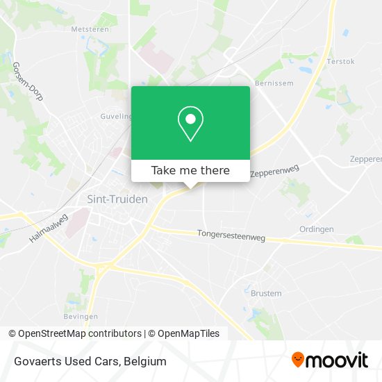 Govaerts Used Cars map