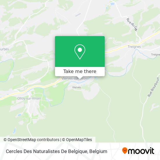 Cercles Des Naturalistes De Belgique plan