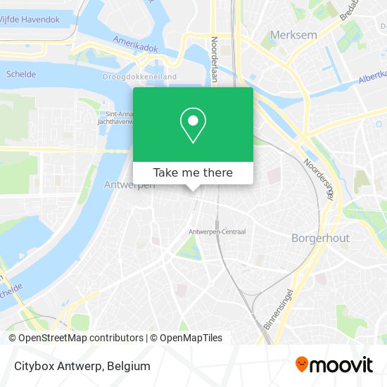 Citybox Antwerp map